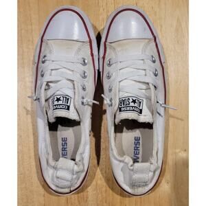 Converse Chuck Taylor Women Sz 8 All Star Shoreline Slip-On White Sneaker Shoes